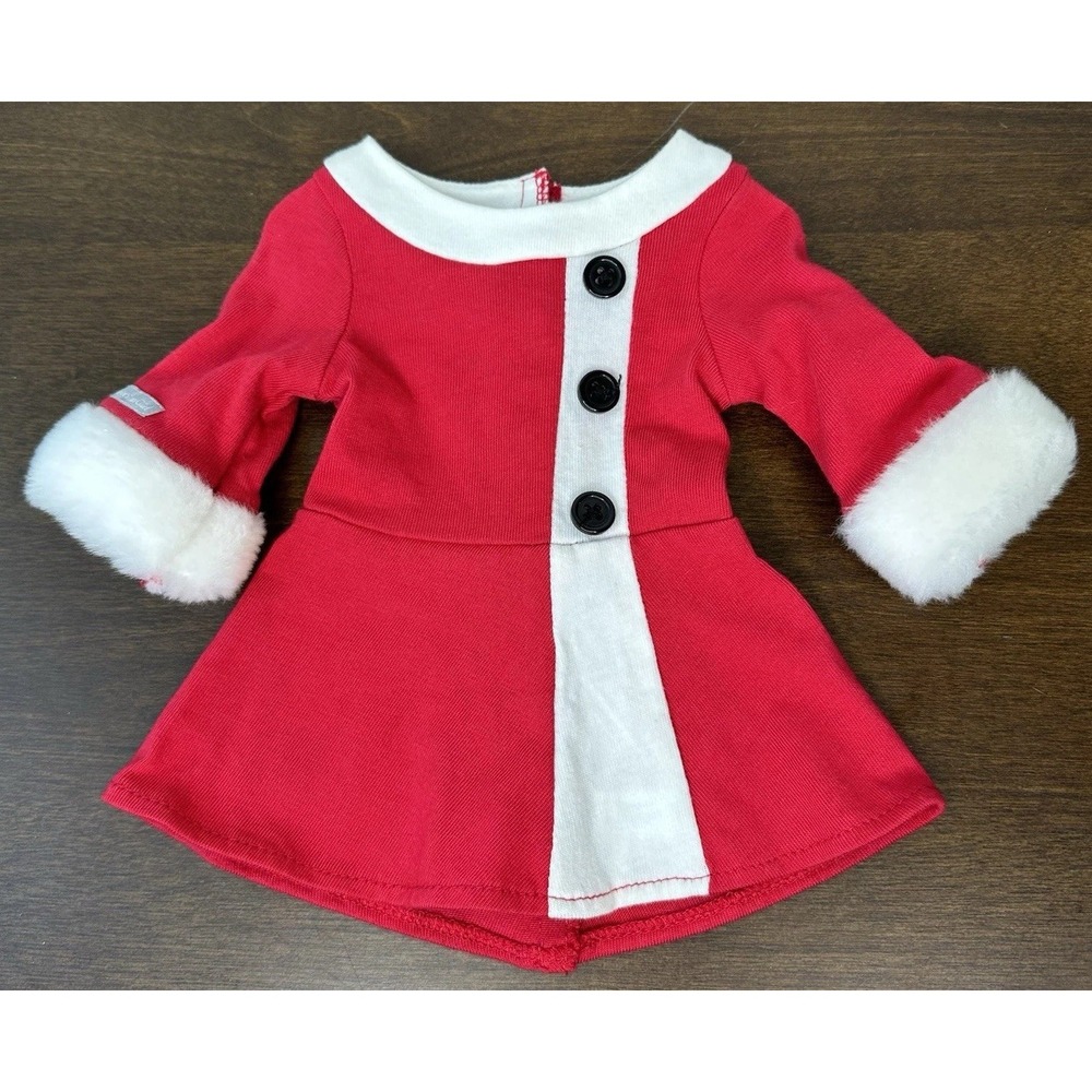Santa's Helper Dress American Girl Outfit Christmas Holiday Retired Santa Red